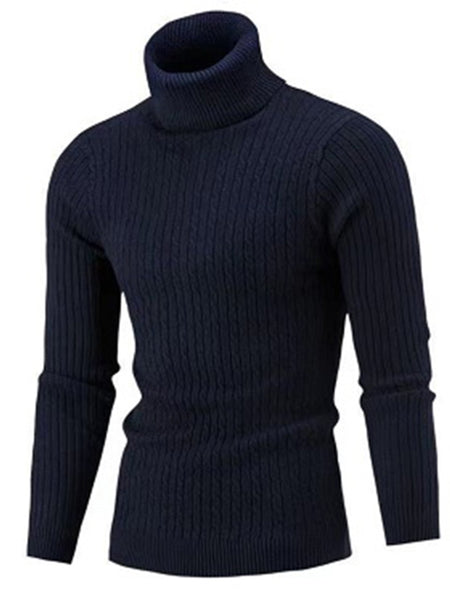 Men's Classic Long Sleeve Turtleneck Sweater