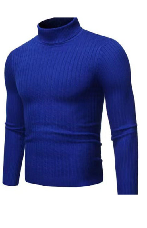 Victor Laurent — Men's Classic Long Sleeve Turtleneck Sweater, alternate view 7