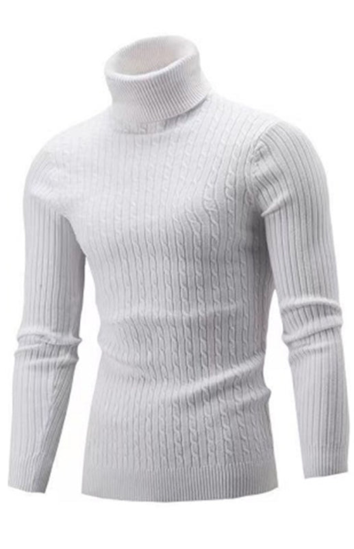 Victor Laurent — Men's Classic Long Sleeve Turtleneck Sweater, alternate view 3