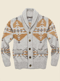 Emery Moreau — Jacquard Outer Wear Sweater Long Sleeve Knitted Jacket Top