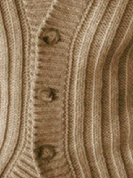 Casual Single Breasted Knit Sweater Lapel Long Sleeve Sweater Jacket Men