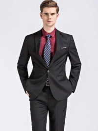Romain Laurent — Men's Lapel Collar Business Suit Blazer