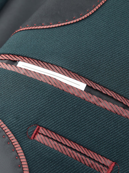 Men's Business Double-Breasted Woven Blazer Set - Opulent Empire