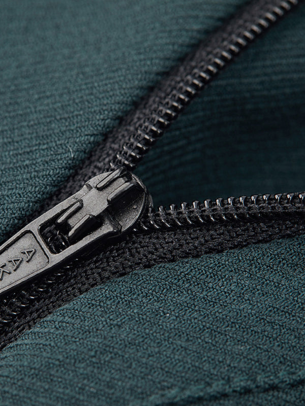 Men's Business Double-Breasted Woven Blazer Set - Opulent Empire