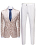 Men's Light Business Welt Pocket Blazer Suit