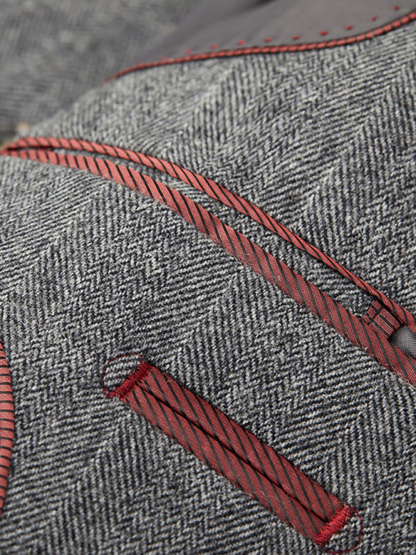 Vincenzo Laurent — Four Seasons Lapel Collar Solid Wool Regular Sleeve Coat, alternate view 2