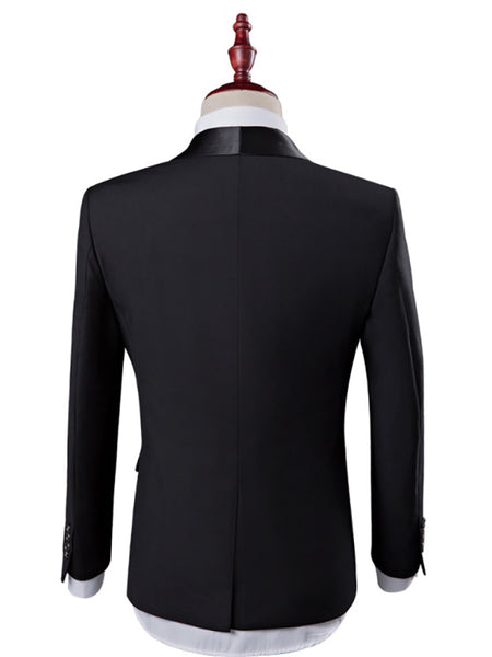 Men's Stylish Lapel Collar Business Suit - Opulent Empire