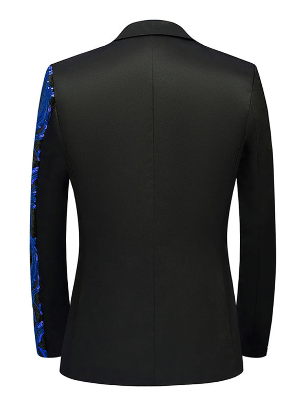 Quentin Laurent — Men's Fashion Floral Lapel Blazer, alternate view 8