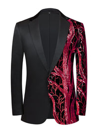 Quentin Laurent — Men's Fashion Floral Lapel Blazer
