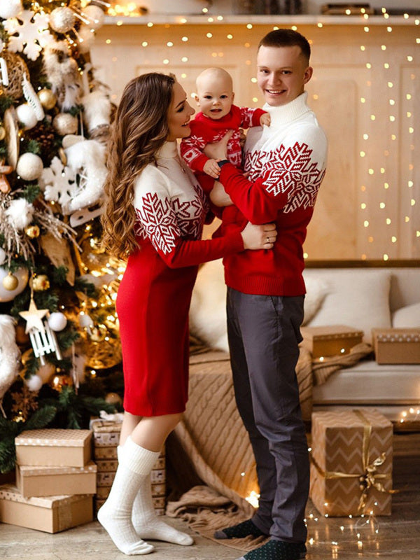 Jasper Beaumont — Christmas Parenting Men's Women's Children's Jacquard Sweater, alternate view 4