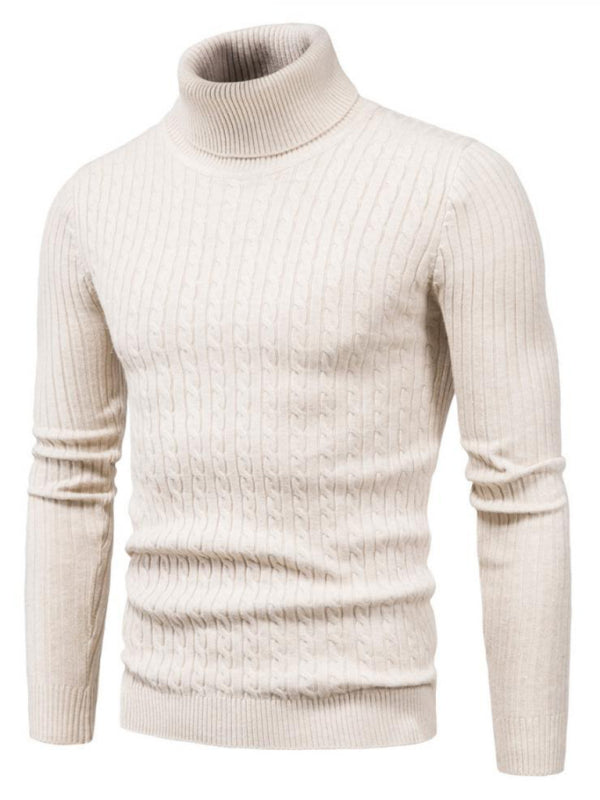 Frederic Beaumont — Men's knitted sweater cross-border turtleneck slim fit bottoming sweater, alternate view 17