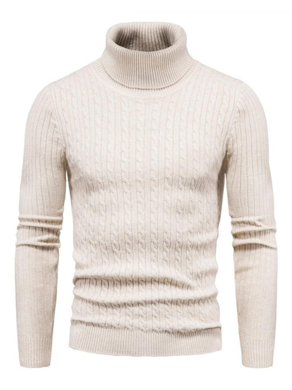 Frederic Beaumont — Men's knitted sweater cross-border turtleneck slim fit bottoming sweater, alternate view 20