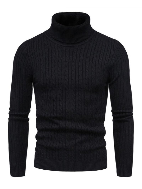 Frederic Beaumont — Men's knitted sweater cross-border turtleneck slim fit bottoming sweater, alternate view 6