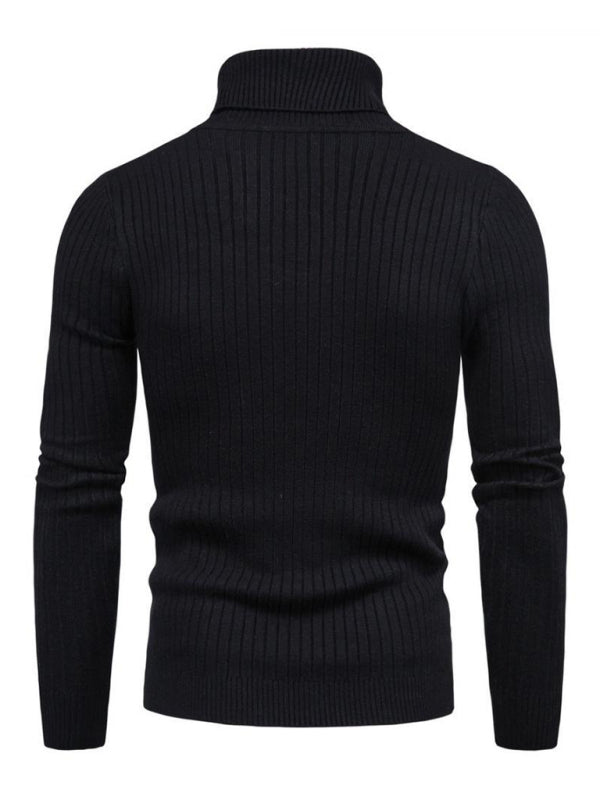 Frederic Beaumont — Men's knitted sweater cross-border turtleneck slim fit bottoming sweater, alternate view 7