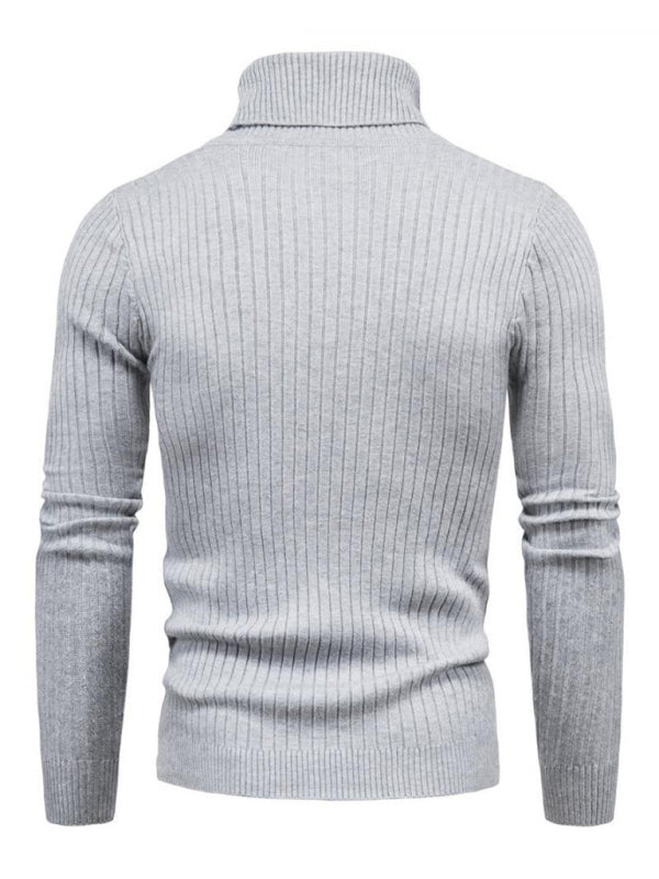 Frederic Beaumont — Men's knitted sweater cross-border turtleneck slim fit bottoming sweater, alternate view 16