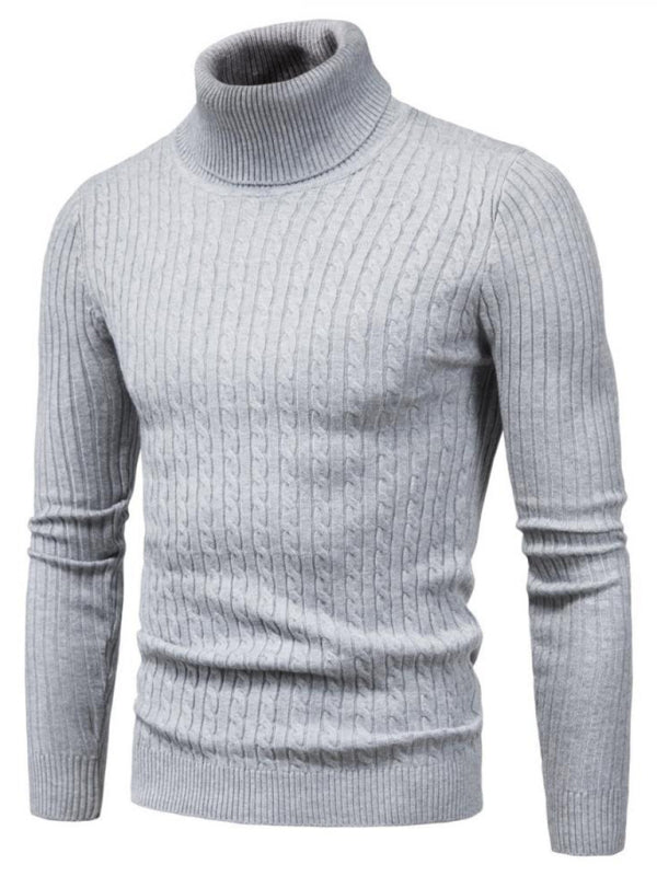 Frederic Beaumont — Men's knitted sweater cross-border turtleneck slim fit bottoming sweater, alternate view 14