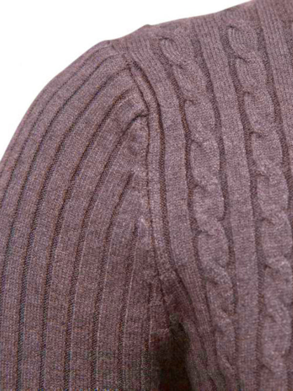 Frederic Beaumont — Men's knitted sweater cross-border turtleneck slim fit bottoming sweater, alternate view 2