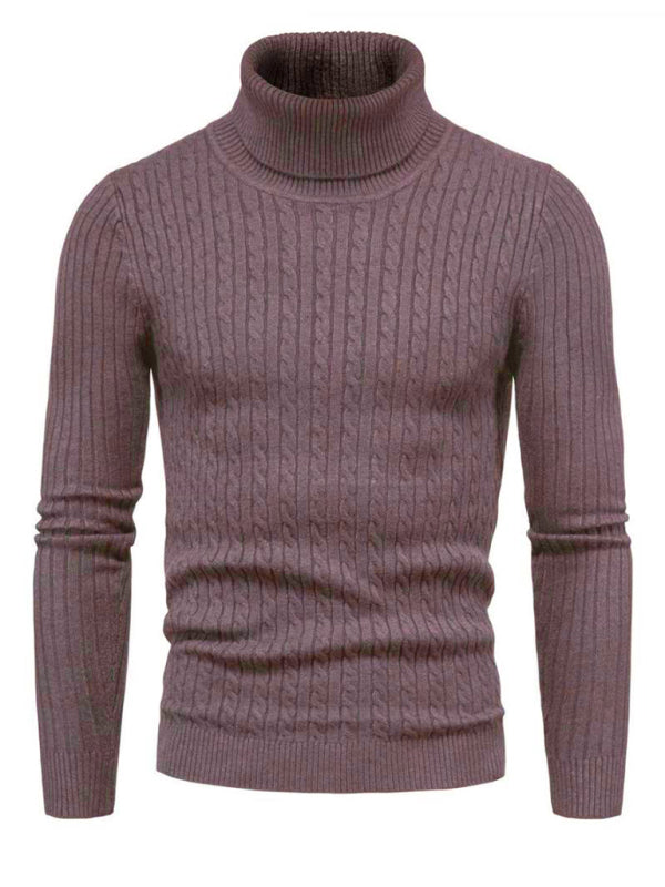 Frederic Beaumont — Men's knitted sweater cross-border turtleneck slim fit bottoming sweater, alternate view 4