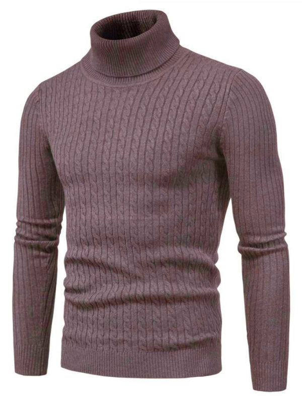 Frederic Beaumont — Men's knitted sweater cross-border turtleneck slim fit bottoming sweater