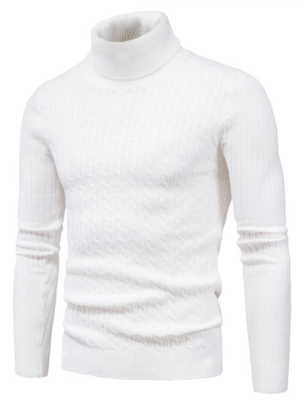 Frederic Beaumont — Men's knitted sweater cross-border turtleneck slim fit bottoming sweater, alternate view 11