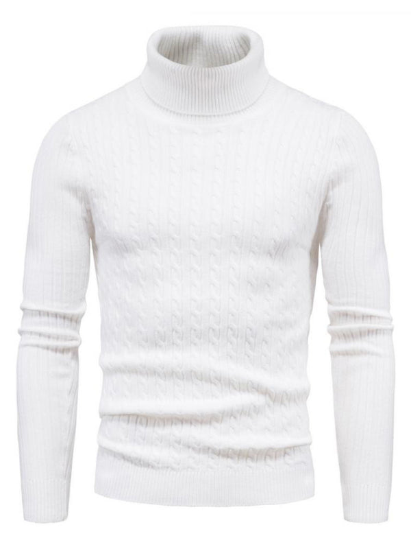 Frederic Beaumont — Men's knitted sweater cross-border turtleneck slim fit bottoming sweater, alternate view 10