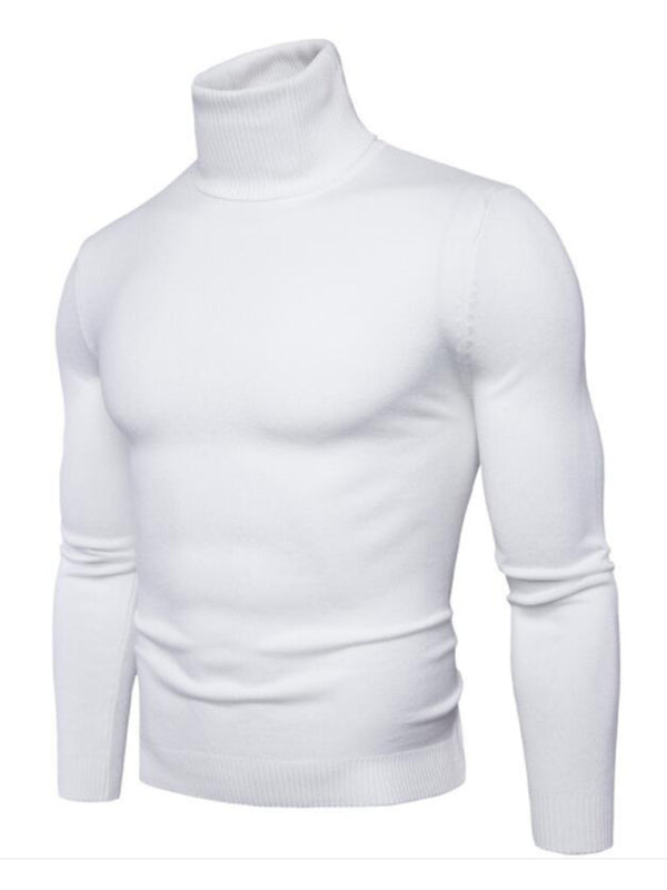 Gideon Laurent — Lapel collar all-match wool men's thick bottoming knitted sweater, alternate view 18