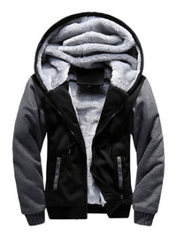 Lucian Laurent — Men's Sweater Hooded Loose Sports Fleece Thickening Men's Coat