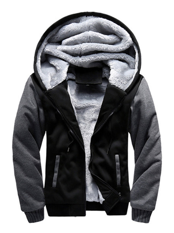 Lucian Laurent — Men's Sweater Hooded Loose Sports Fleece Thickening Men's Coat