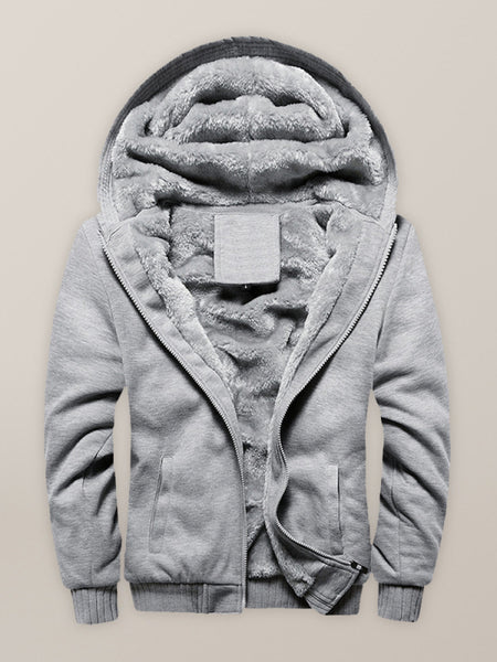 Men's Sweater Hooded Loose Sports Fleece Thickening Men's Coat
