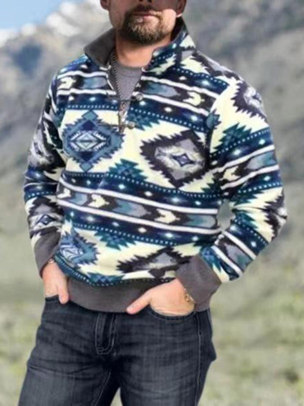 Adrien Beaumont — Fashion casual pullover long-sleeved sweater print top, alternate view 4