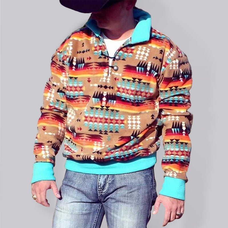 Adrien Beaumont — Fashion casual pullover long-sleeved sweater print top