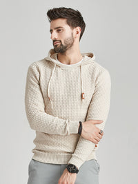 Bastien Beaumont — Hooded Pullover Knitwear Sports Casual Men's Sweater