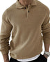 Lapel Sweater Men's Fashion Urban Slim Long Sleeve Knitted Sweater