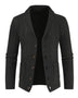 Men's Business Self Design Open Front Cardigan