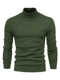 Laurent Beaumont — Turtleneck Men's Pullover Sweater Casual Knitwear