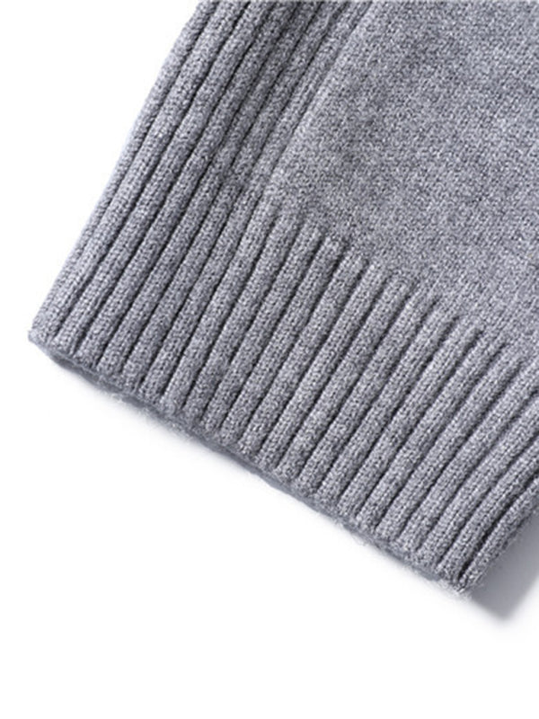 Laurent Beaumont — Turtleneck Men's Pullover Sweater Casual Knitwear, alternate view 17