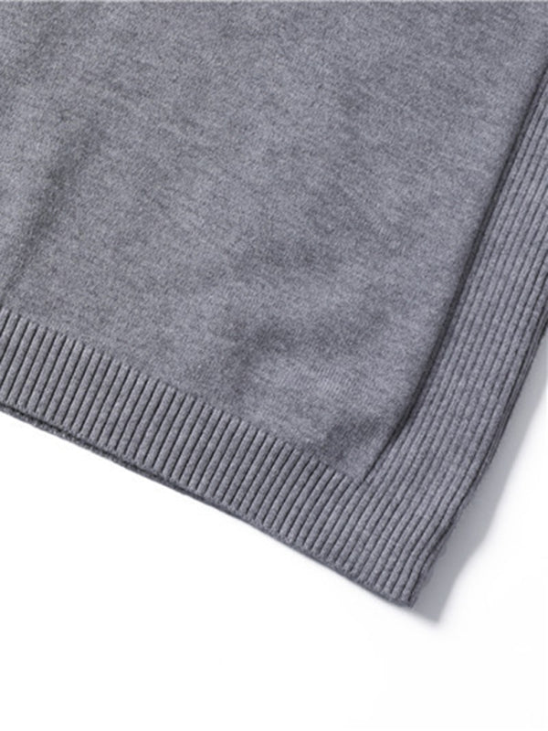 Laurent Beaumont — Turtleneck Men's Pullover Sweater Casual Knitwear, alternate view 18