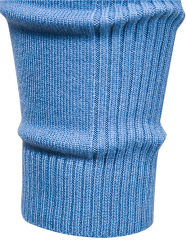 Laurent Beaumont — Turtleneck Men's Pullover Sweater Casual Knitwear, alternate view 11
