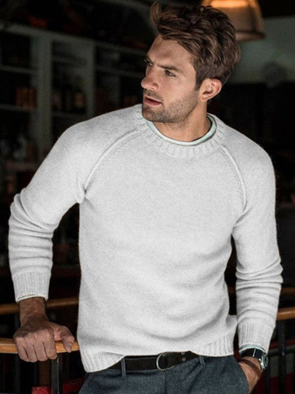 Hugo Beaumont — Men's round neck slim fit tops and sweaters Men's Sweater or Cardigan, alternate view 2