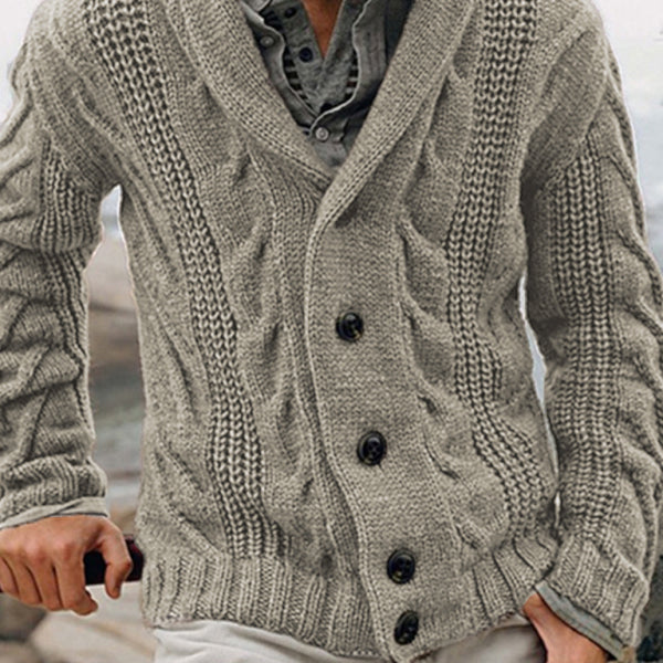 New men's cardigan sweater base sweater large size sweater jacket