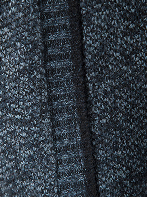 Pascal Laurent — Men's casual stand collar knitted jacket, alternate view 5
