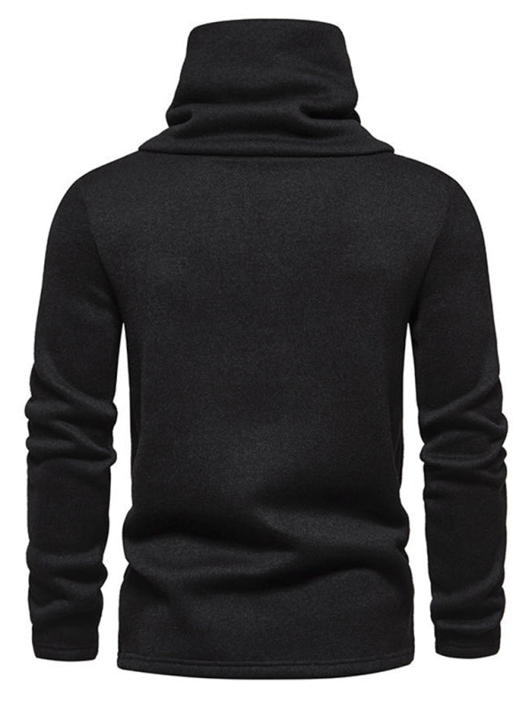 Reese Moreau — New high collar British style warm casual pile collar top, alternate view 11