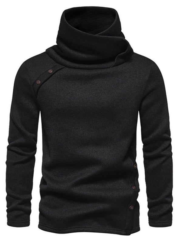 Reese Moreau — New high collar British style warm casual pile collar top, alternate view 13