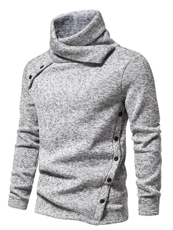 Reese Moreau — New high collar British style warm casual pile collar top, alternate view 5