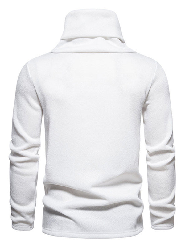 Reese Moreau — New high collar British style warm casual pile collar top, alternate view 2