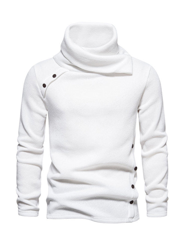 Reese Moreau — New high collar British style warm casual pile collar top