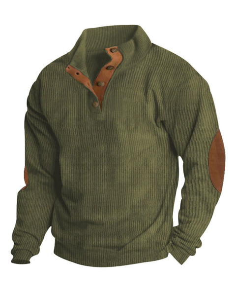 Men's Casual Outdoor Jacket Casual Stand Collar Long Sleeve Sweatshirt
