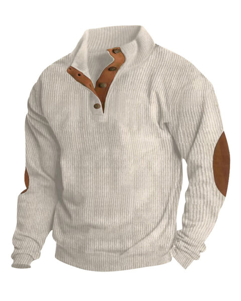 Men's Casual Outdoor Jacket Casual Stand Collar Long Sleeve Sweatshirt