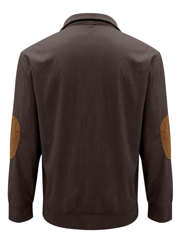 Xavier Beaumont — Men's Casual Outdoor Jacket Casual Stand Collar Long Sleeve Sweatshirt, alternate view 2