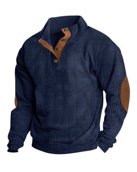 Men's Casual Outdoor Jacket Casual Stand Collar Long Sleeve Sweatshirt